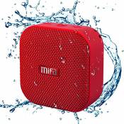 MIFA Mini Enceinte Portable, Haut Parleur Bluetooth et IP56 Étanche et Anti-Poussière, Port Micro SD et Microphone Intégré pour