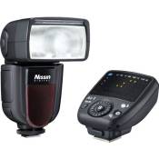 Nissin NSN101 Kit Flash avec Commande pour Appareil photo Olympus/Panasonic Noir
