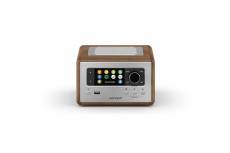 Sonoro Relax - Radio Internet en bois avec wifi, Spotify, FM / DAB + Radio et Bluetooth - Noyer