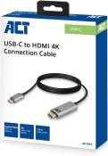 Adaptateur ACT USB-C vers DisplayPort - 4 K @ 60 Hz,