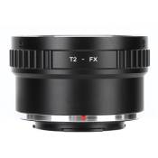 Bague d'adaptation d'objectif de caméra Fikaz T2-FX pour objectifs à monture T2 à monture Fuji FX