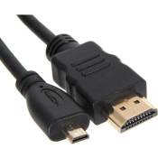CONTINENTAL EDISON Câble micro HDMI type D / HDMI