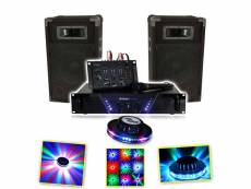Ibiza dj-300 kit de sonorisation disco 480w + roundmagic