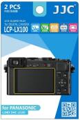 JJC Lcplx100 2 pièces Anti-Smudge Haute Transmission LCD Film de Protection pour Panasonic Lumix DMC-LX100 (Clair)