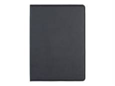 Gecko Covers Deluxe - Étui à rabat pour lecteur eBook - cuir artificiel - noir - pour Kobo Aura ONE