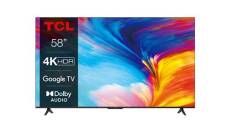 TV TCL LED 58P635 147 cm 4K UHD Google TV Métal noir