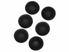 Coussinets en mousse eara120, à¸ 45 mm, 6 pièces, noir