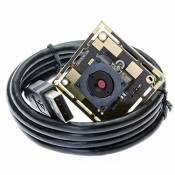 ELP USB500W02M-AF45 Mini caméra Web USB 5 mégapixels CMOS HD OV5640 avec mise au point automatique 45 degrés