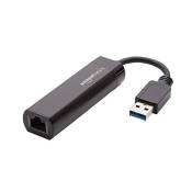 Amazon Basics Adaptateur Internet USB 3.0 vers 10/100/1000 Gigabit Ethernet, noir, 1 pièce