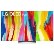 TV LG OLED77C2 195 cm 4K UHD Smart TV Blanc Gris