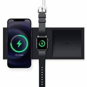 elago Plateau Charge Duo Compatible avec Chargeur MagSafe et Compatible avec Chargeur Apple Watch, Compatible avec iPhone 15, 14, 13, 12 Serie, Compat