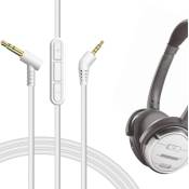 Geekria QuickFit Audio Cable with Mic Replacement for
