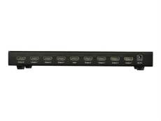 StarTech.com Splitter vidéo HDMI 4K 60 Hz à 8 ports - Répartiteur HDMI Ultra HD compatibe HDR - Répartiteur vidéo/audio - 8 x HDMI - pour P/N: ST121HD