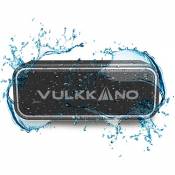 VULKKANO Blast + Enceinte Bluetooth Puissante 40 W, Haut Parleur Bluetooth Portable Étanche IPX7, Bluetooth 5.0, Son Stéréo Surround 360º, Micro Intég