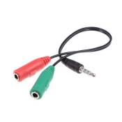 3.5mm cable adaptateur stereo audio micro y cable adaptateur [ 1 x jack 3,5 mm male vers 2 x 3,5 mm femelles ]