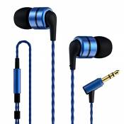 SoundMAGIC E80 Écouteurs intra auriculaires smartphone écouteurs haute fidélité Oreillettes haute qualité Casques Réduction de Bruit - Bleu