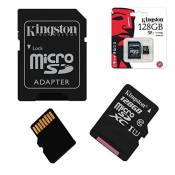 Acce2s - Carte Mémoire Micro SD 128 Go Classe 10 pour