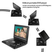 Lecteur DVD à écran LCD de 9,8 pouces, DVD portable