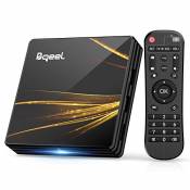 Bqeel TV Box Android 10.0 【4G+64G】 R2 Plus Android TV Box RK3318 Quad-Core 64bit Cortex-A53/ Wi-FI 2.4G/5G / LAN 100M /4K UHD/Boitier Android TV