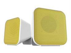 SPEEDLINK SNAPPY - Haut-parleurs - USB - 6 Watt (Totale) - jaune/blanc