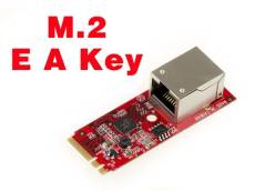 KALEA-INFORMATIQUE Carte contrôleur M2 (M.2 NGFF A Key ou E Key) 1 port réseau LAN GIGABIT ethernet RJ45 sur carte
