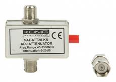 König SAT-ATT20-KN Atténuateur 20db + DC Pass