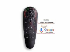 Ovegna g30: télécommande vocale 2,4g sans fil, gyroscope à 6 axes, compatible google voice, apprentissage infrarouge et télécommande infrarouge, téléd