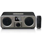 Radio DAB+/FM stéréo avec Bluetooth® Lenco DAR-030BK Noir-Argent