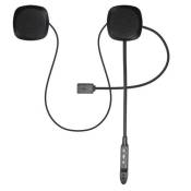Ecouteurs Casque moto 5.0 mains libres Bluetooth, Sans Fil, Etanche - Noir
