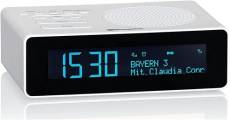 Radio réveil Dab+ avec écran LCD et Deux alarmes blanc Roadstar