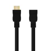 Câble rallonge HDMI Mâle vers HDMI Femelle Retour audio/video 4K 1.5m LinQ Noir