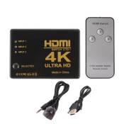 Sélecteur HDMI à 3 ports Ultra HD Smart entrées 1 sortie Support de support pour répartiteur compatible 3D AC1555