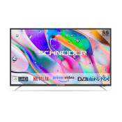 SCHNEIDER - SCLED55SC290V - TV LED 139 cm 4K UHD -