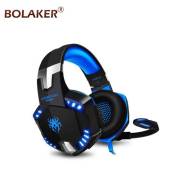 Casque gamer filaire BOLAKER® G2000 bleu pour PC/PS4