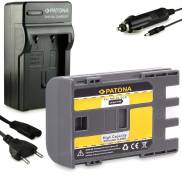 PATONA 3en1 Chargeur + Batterie NB-2L / BP-2L5 Compatible avec Canon PowerShot S30 S60 S80 G7 G9 EOS 350D 400D Legria HF R106