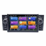 BOOYES pour Fiat Grande Punto Linea 2007-2012 Android 12 Double Din 7" Voiture Multimédia GPS Navigation Auto Radio Stéréo Voiture Auto Play TPMS OBD