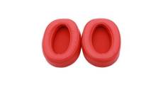 Coussinets d'oreille coussins de remplacement pour casque sony mdr100abn wh-h900n noir -rouge