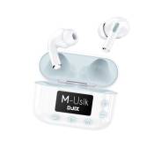 Ecouteurs sans fil 2 en 1 + MP3 Djix M-Usik Bluetooth True Wireless Blanc et bleu