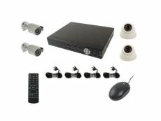 Kit enregistreur numérique 4 caméra de vidéosurveillance capteur 1 3 sony 500tvl yonis