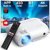 Vidéoprojecteur Portable Bluetooth - 450 ANSI Lumen