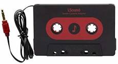 iSound 1642 Car Stereo Cassette Adapter Black