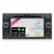 JOYX Android 10 Autoradio pour Ford C-Max/Connect/Fiesta/Focus/Fusion/Galaxy/Kuga