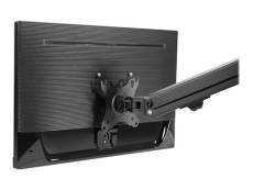 Neomounts FPMA-D650 - Kit de montage - pleine action - pour Écran LCD - acier - noir - Taille d'écran : 17"-27" - pinces montables, oeillet, montrable
