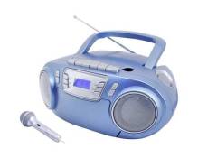 soundmaster SCD5800BL Radio-lecteur CD FM USB, Cassette,