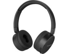 Thomson WHP6011BT - Écouteurs avec micro - sur-oreille - Bluetooth - sans fil, filaire - noir
