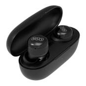 Écouteurs QCY T17 Mini Sans Fil Bluetooth Intra Auriculaire Contrôle Tactile Noir