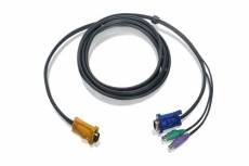 IOGEAR PS/2 KVM Cable 6 Ft câble kvm Noir 1,8 m -
