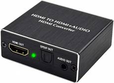 Ozvavzk HDMI Audio Extracteur 4Kx2K Convertisseur HDMI