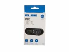 Radio numérique portable elbe rf96 noir fm mini