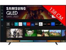 Samsung TQ55Q60CAU - Classe de diagonale 55" Q60C Series TV LCD rétro-éclairée par LED - QLED - Smart TV - Tizen OS - 4K UHD (2160p) 3840 x 2160 - HDR
